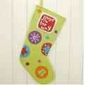 15" Christmas Non Woven Ornament Xmas Stocking